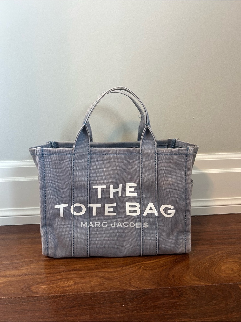 Marc Jacobs The Tote Bag - Light Blue Canvas Tote